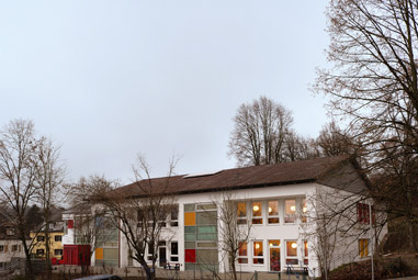 Harrer Metallbau - Kindergarten-Maria-Ward-1 - Pfosten- Riegel-Fassaden