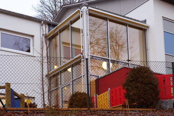 Harrer Metallbau - Kindergarten-Maria-Ward-2 - Fensterelemente