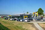 Harrer Metallbau - Opel-Solcher-2 - Pfosten-Riegel-Fassade
